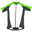 SUB Elite Men's Cycle Jersey Performance Wear Short Sleeve White/Green Medium