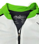 SUB Elite Men's Cycle Jersey Performance Wear Short Sleeve White/Green Medium