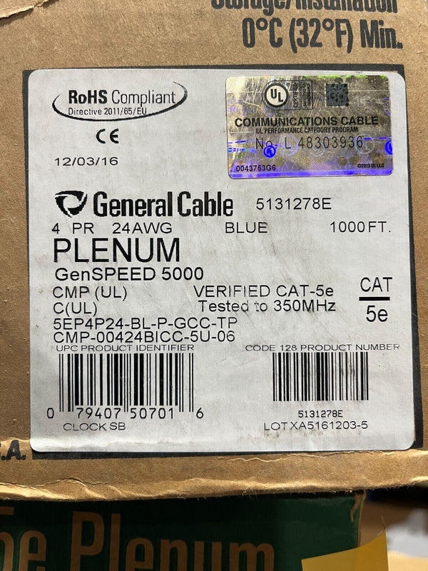 Lot of 15 Ubiquiti GenSpeed Plenum Performance Networking Cables Riser Coax