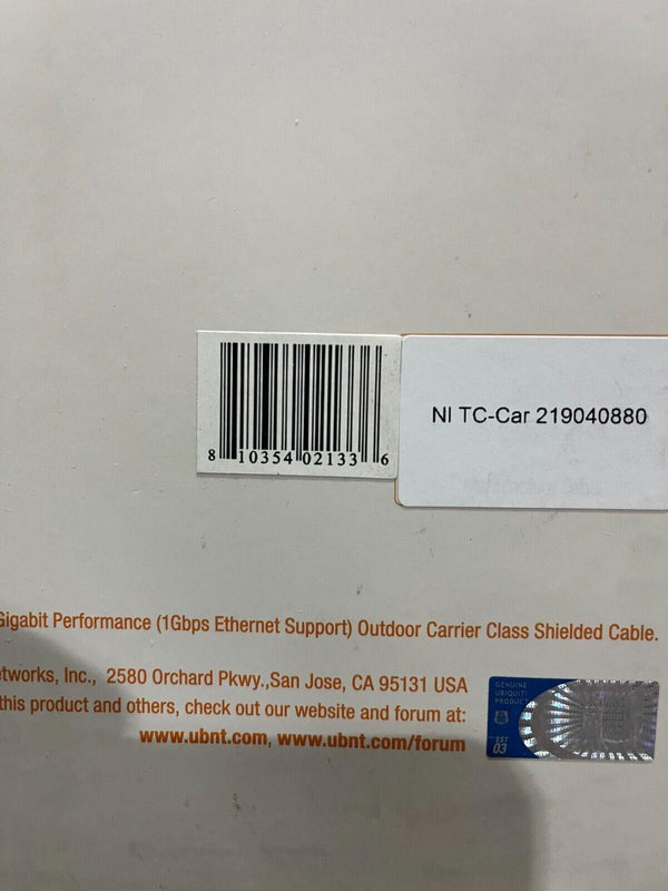 Lot of 15 Ubiquiti GenSpeed Plenum Performance Networking Cables Riser Coax