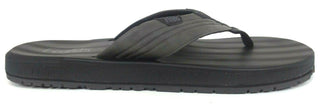 Flojos Men's Flip Flops Sandals Memory Foam Thongs Grey Black New in Box