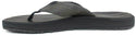Flojos Men's Flip Flops Sandals Memory Foam Thongs Grey Black New in Box