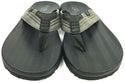 Flojos Men's Flip Flops Sandals Memory Foam Thongs Grey Black New in Box