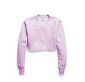 Champion Life Women's Crop Top Sweatshirt Reverse Weave Cut Off Long Sleeved Top
