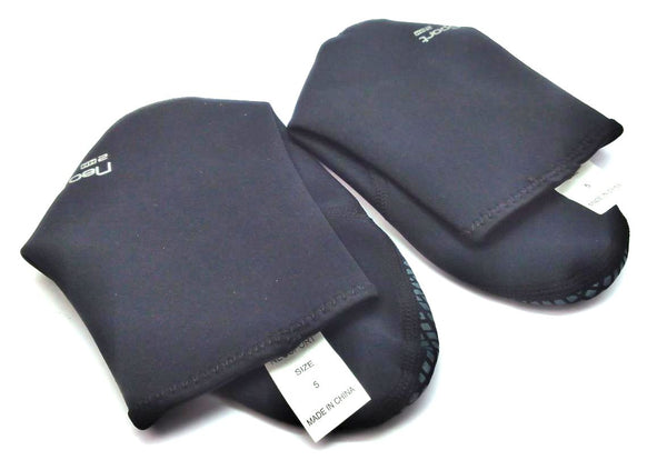 NeoSport Water Socks Wetsuits Premium Neoprene 2mm Black Size 5 Pair - New