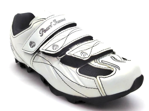 Pearl Izumi Women's Cycling Shoes Athletics All-Road White Silver Size 4.5 M