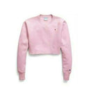 Champion Life Women's Crop Top Sweatshirt Reverse Weave Cut Off Long Sleeved Top