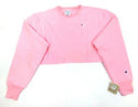 Champion Life Women's Crop Top Sweatshirt Reverse Weave Cut Off Long Sleeved Top