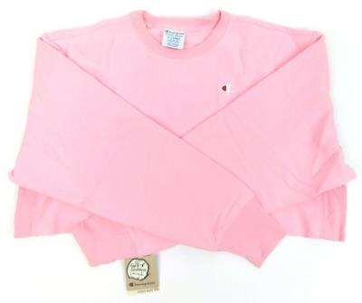 Champion Life Women's Crop Top Sweatshirt Reverse Weave Cut Off Long Sleeved Top