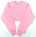 Champion Life Women's Crop Top Sweatshirt Reverse Weave Cut Off Long Sleeved Top
