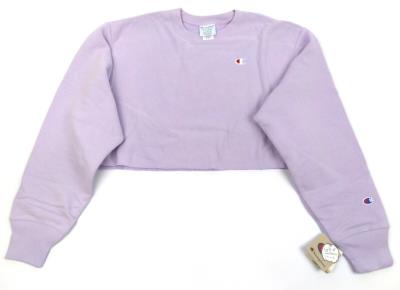 Champion Life Women's Crop Top Sweatshirt Reverse Weave Cut Off Long Sleeved Top
