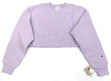 Champion Life Women's Crop Top Sweatshirt Reverse Weave Cut Off Long Sleeved Top