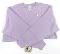 Champion Life Women's Crop Top Sweatshirt Reverse Weave Cut Off Long Sleeved Top