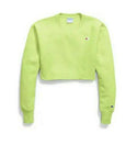 Champion Life Women's Crop Top Sweatshirt Reverse Weave Cut Off Long Sleeved Top
