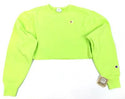 Champion Life Women's Crop Top Sweatshirt Reverse Weave Cut Off Long Sleeve
