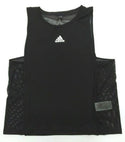 Adidas Women's Tennis Tank Top Escouade Sleeveless Black Shock + Blue Bra