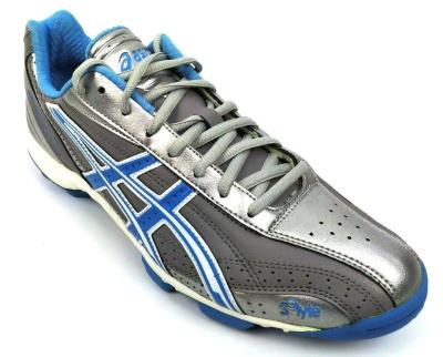 Asics Men's Field Hockey Shoes Lace Up Gel Hockey Pro Black Gold Storm New