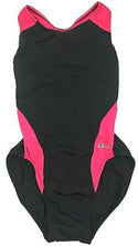 Dolfin Girls' Swimsuit One Piece Ocean Panel Color Block Performance Back New