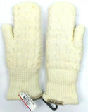 Field & Stream Women's Winter Cable Mittens Black Keep Warm One Size Fits Most