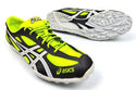 Asics Men's Cross Country Shoes Lace Up Hyper XCS Electric Lemon Black White