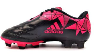 Buy black-pink-blue Adidas Little Kids Soccer Shoes Lightweight Lace Up Neoride II FG J New in Box