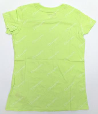 Champion Girl's Script Print Short Sleeve T-Shirt Chilled Mint Green