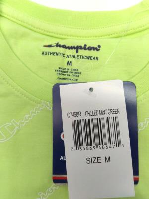 Champion Girl's Script Print Short Sleeve T-Shirt Chilled Mint Green