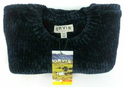 Women's Warm Winter Pullover Sweater Crewneck Orvis Classic Collection New