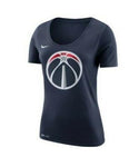 Nike Women's T-Shirt  Washington Wizards Primary Logo Scoop Neck Short Sleeve