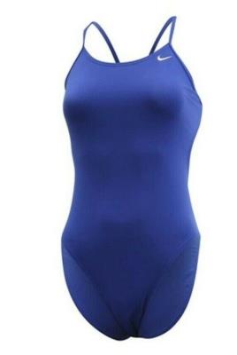 Nike Women's Swimsuit Poly Core Solid Cut-Out Tank One Piece