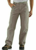 Carhartt Men's Denim Work Pants Loose Original Fit Straight Leg Dungaree New
