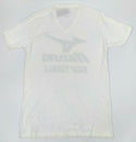 Women's Softball T-shirt Mizuno Short Sleeve V-Neck Tee White - New