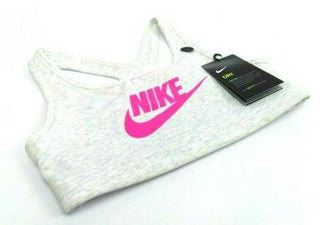 Nike Girl's Sportswear Racerback Dri-Fit Running Training Bra - New