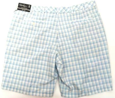 Walter Hagen Men's Golf Shorts 11 Major Brush Stroke Sport Plaid