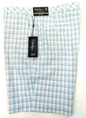 Walter Hagen Men's Golf Shorts 11 Major Brush Stroke Sport Plaid
