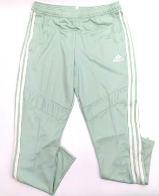 Adidas Men's Training Pants Tiro 19 Comfort Striped Green Tint White New