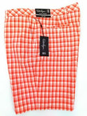 Walter Hagen Men's Golf Shorts 11 Major Brush Stroke Sport Plaid