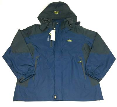 Zshow Men's Winter Jacket Outdoorsport Lightweight Windproof Hooded Blue Coat