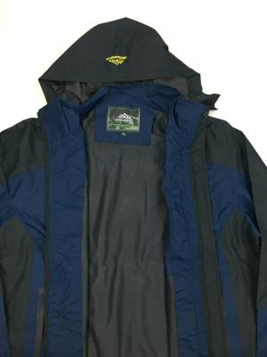 Zshow Men's Winter Jacket Outdoorsport Lightweight Windproof Hooded Blue Coat