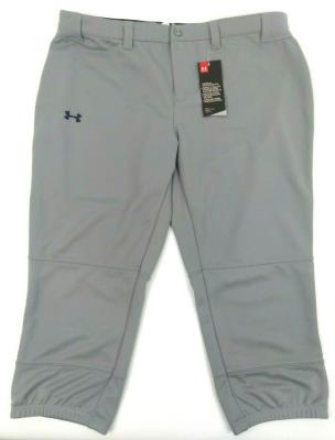 Buy steel-royal Under Armour Women&#39;s Lightweight Strike Zone Softball Baseball Pants Grey