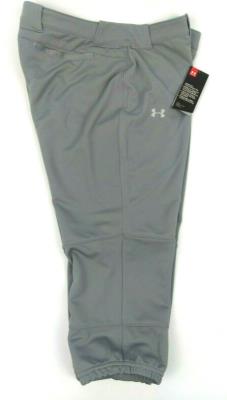 Under Armour Women's Lightweight Strike Zone Softball Baseball Pants Grey