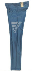 Adidas Women's Training Tights Climalite High Rise Long Tights Blue New