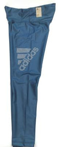 Adidas Women's Training Tights Climalite High Rise Long Tights Blue New