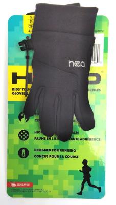 Head Kid's Warm Running Gloves Touchscreen Full Finger Comfort NEW