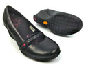 Merrell Women's Wedge Pumps Slip On Leather Comfort Shoes Petunia Mary Jane