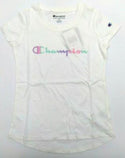 Champion Girls' T-shirt High Low Classic Pullover Short Sleeve Crew Neck Top