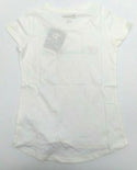 Champion Girls' T-shirt High Low Classic Pullover Short Sleeve Crew Neck Top