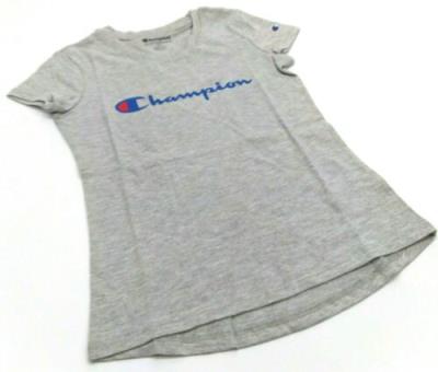 Champion Girls' T-shirt High Low Classic Pullover Short Sleeve Crew Neck Top