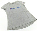 Champion Girls' T-shirt High Low Classic Pullover Short Sleeve Crew Neck Top