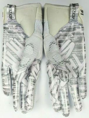 Adidas Youth's Receiver Gloves Adizero 5-Star 8.0 Three Stripe Life Black